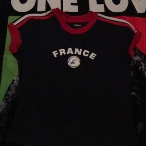 Youth t shirt Large France  New with tags